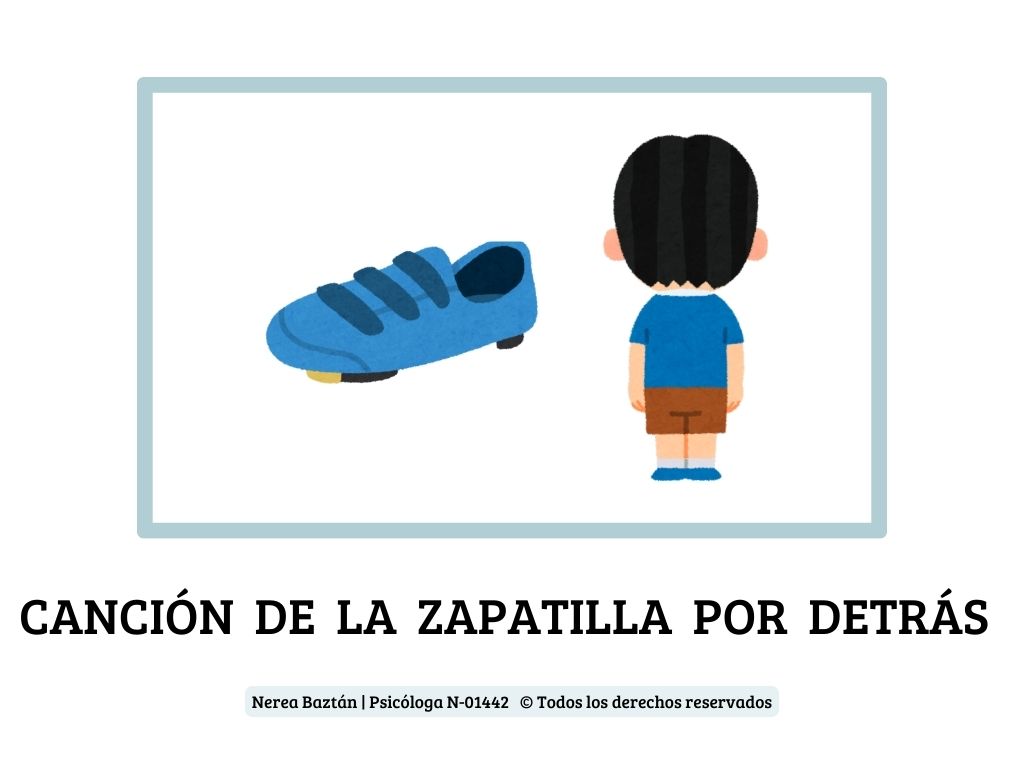 Descarga la letra de la Canción A la Zapatilla por Detrás con Pictogramas