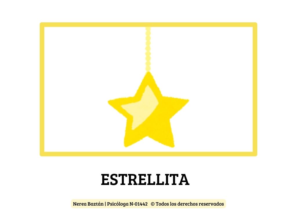 Descarga la letra de la Canción Estrellita Dónde Estás con Pictogramas