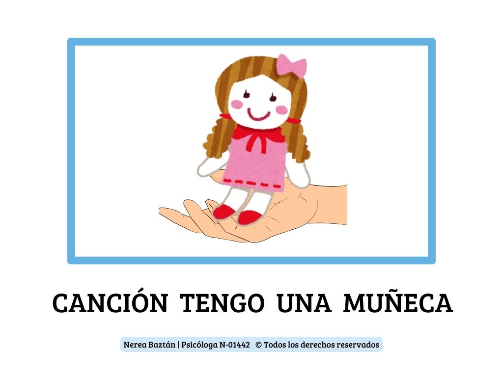 Descarga la letra de la Canción Tengo una Muñeca con Pictogramas