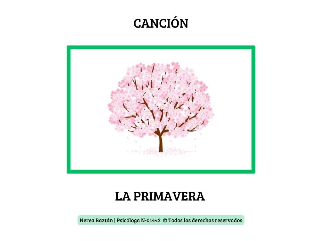 Descarga la letra de la Canción de la Primavera con Pictogramas
