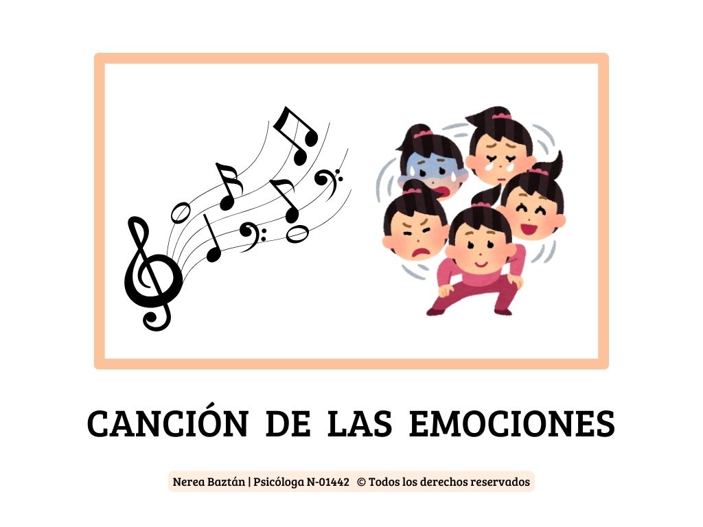 Descarga la letra de la Canción de las Emociones con Pictogramas
