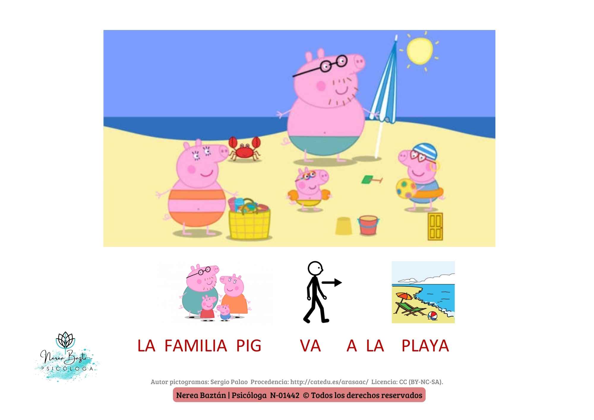 Peppa Pig va a la playa